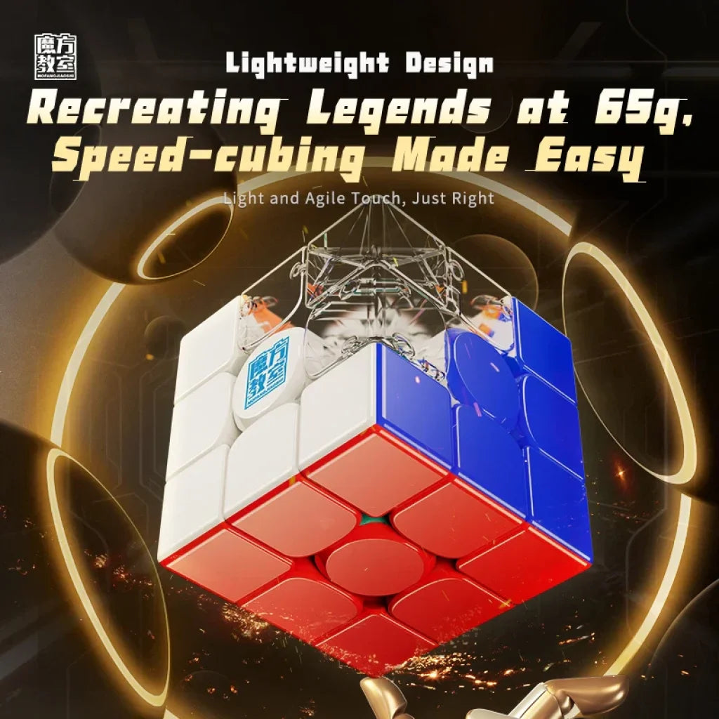 MoYu RS3M V5 3X3 Manetic Magic Cube MoYu 3X3X3 Stickerless Speed Cube Puzzle Toys Kid Gift Cubo Magico