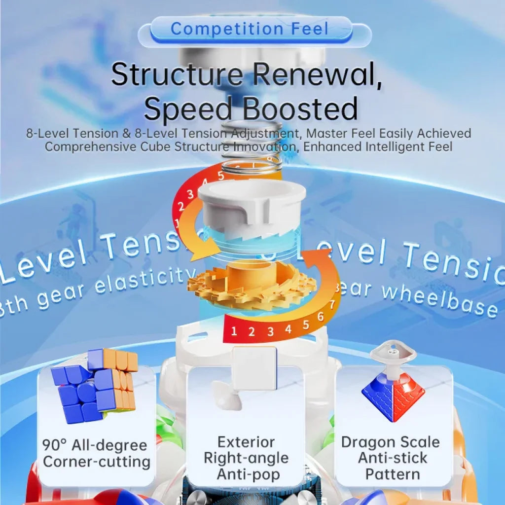 Moyu Weilong V10 Ai Smart Magnetic Magic Cube 3X3X3