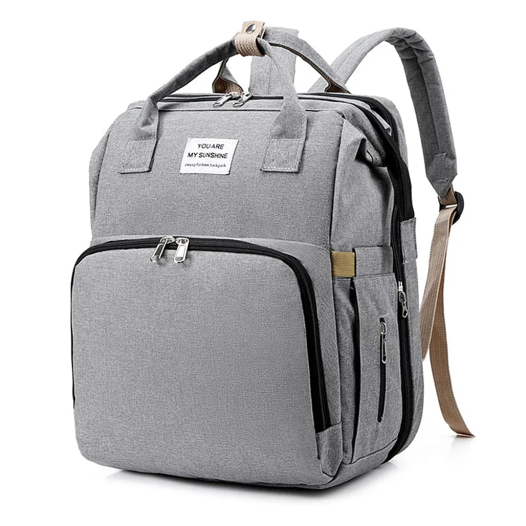 Multi Function Waterproof Diaper Changing Bags With Bed