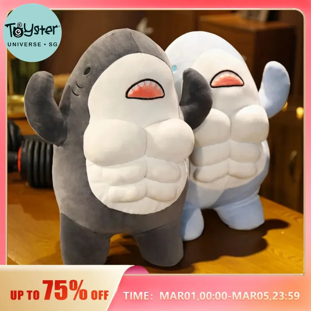 Muscle Shark Plush
