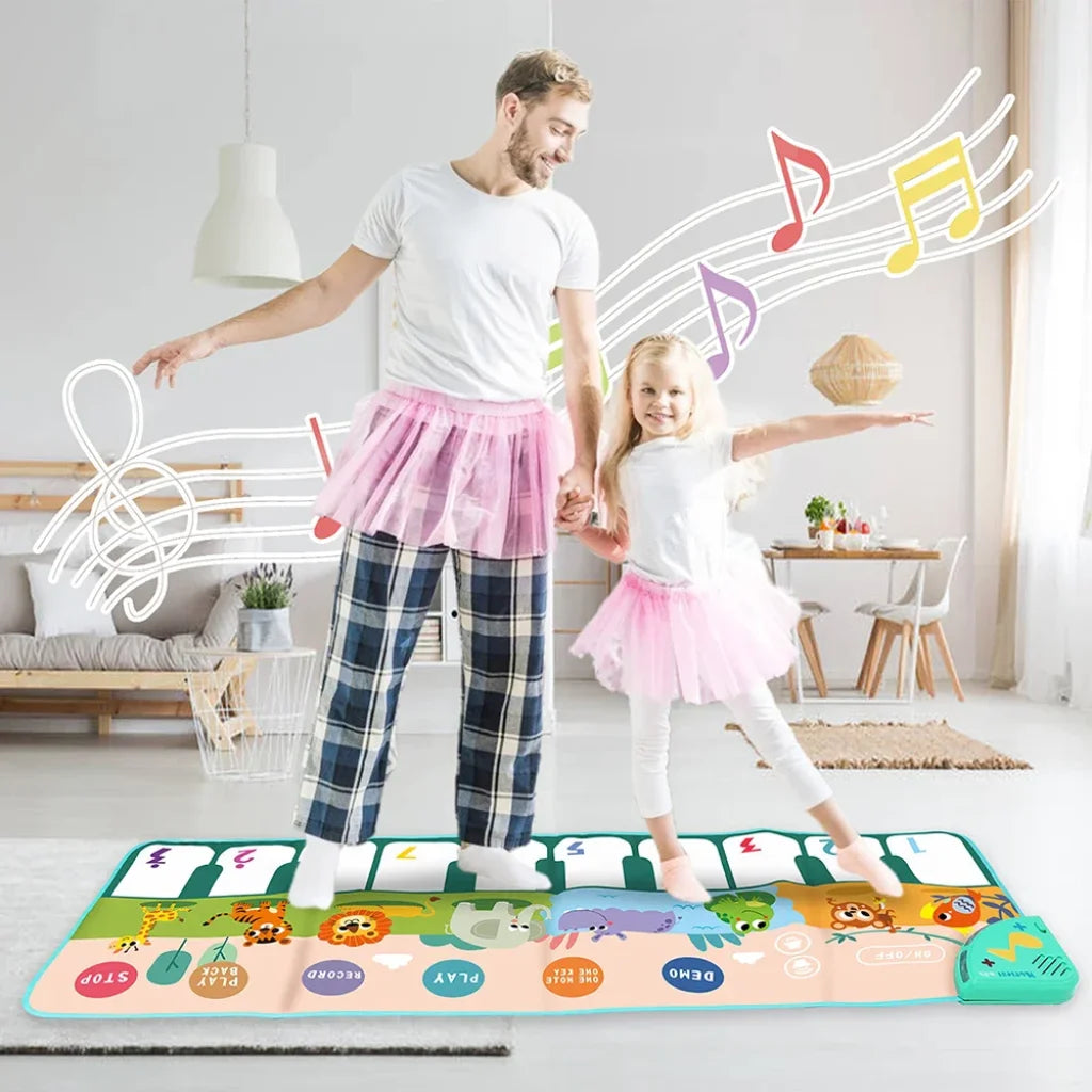 Musical Piano Mat For Kids 110X36Cm