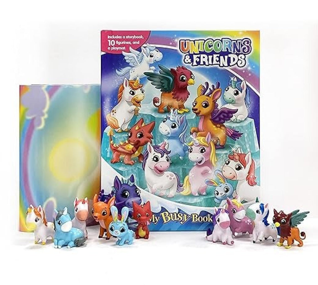 My Busy Book: Unicorns Jigsaw And Book