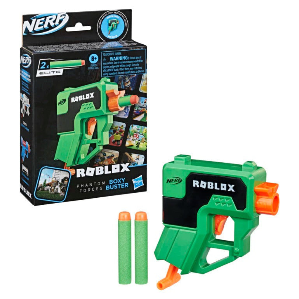 Nerf Roblox Phantom Forces: Boxy Buster Dart Blaster Nerf