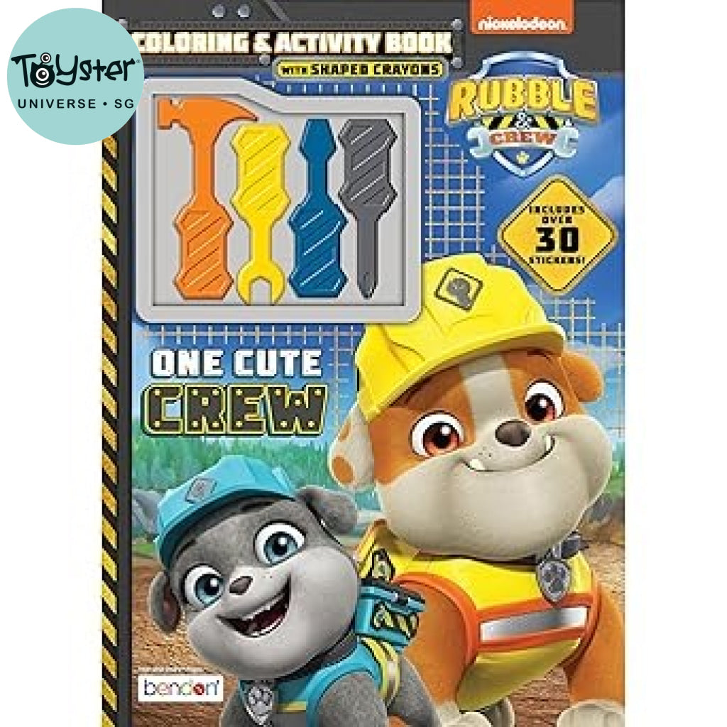 Nickelodeon Rubble & Crew Coloring and Activity Book with Shaped Crayons - Nickelodeon