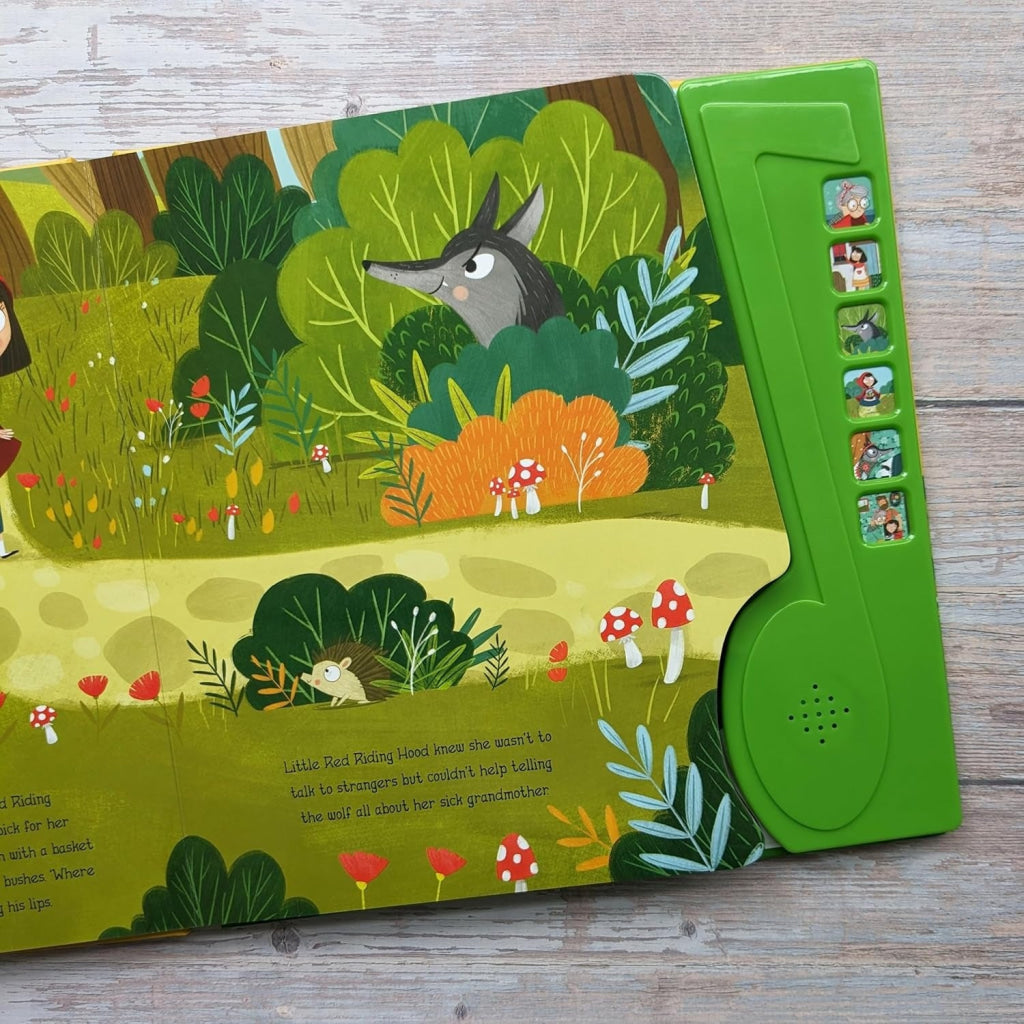 North Parade Jumbo 6 Button Sound Book - Little Red Riding Hood North Parade