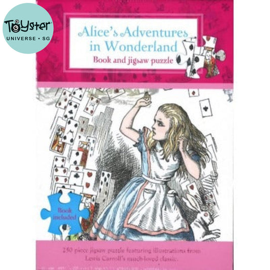 North Parade - Paperback Book & Puzzle Set Alice In Wonderland