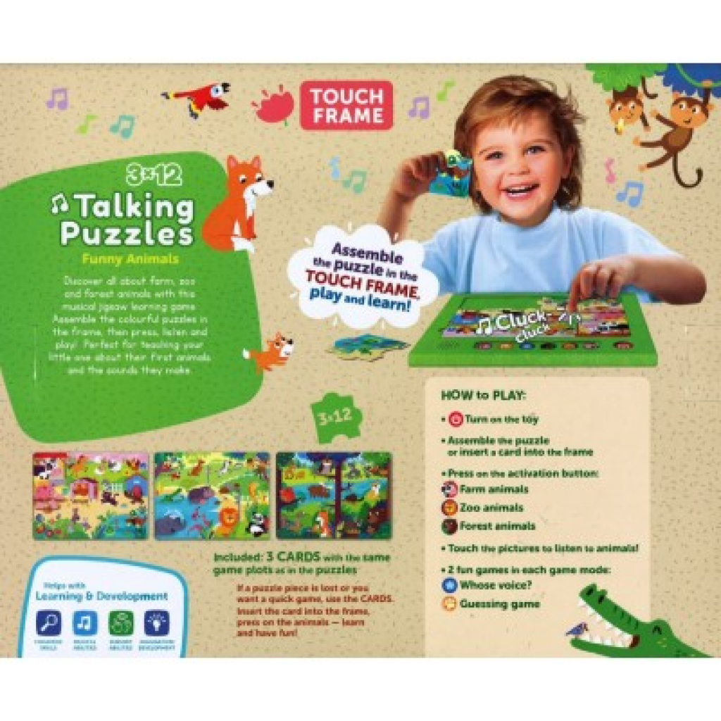 North Parade - Talking Puzzle: Funny Animals North Parade