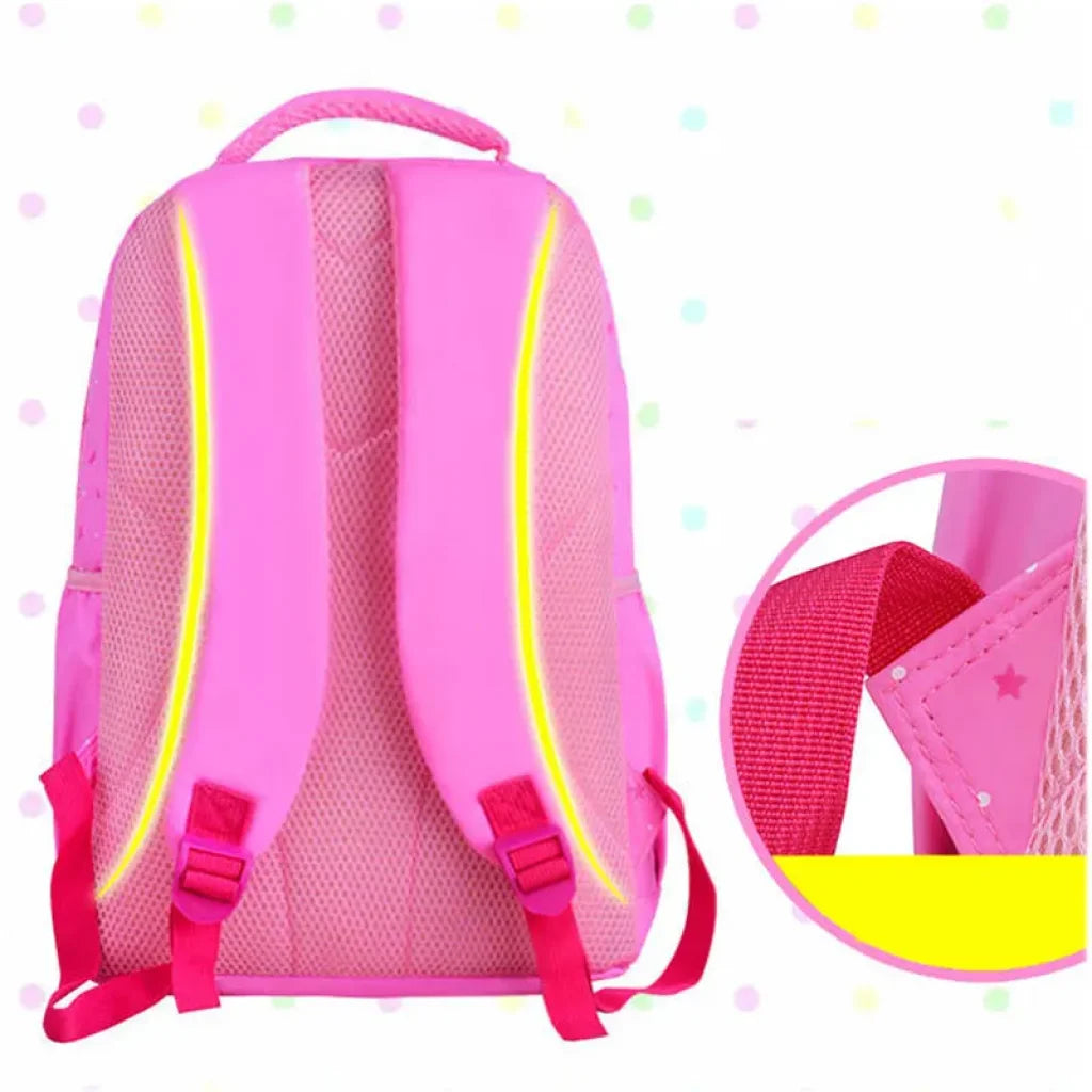 Orthopedic Backpack Satchel Kids Blue Pink