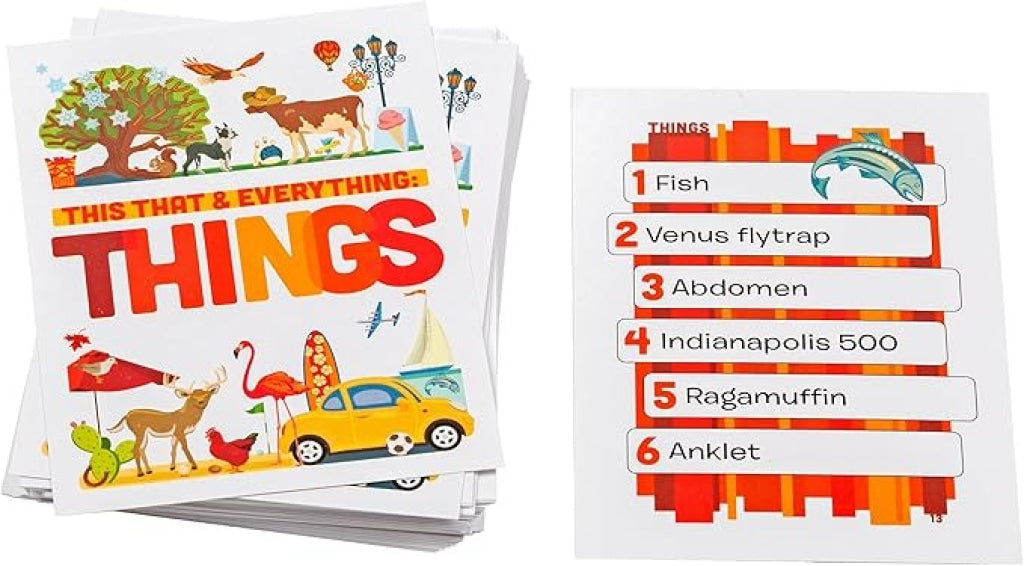 Outset This That & Everything Things Card Game Outset