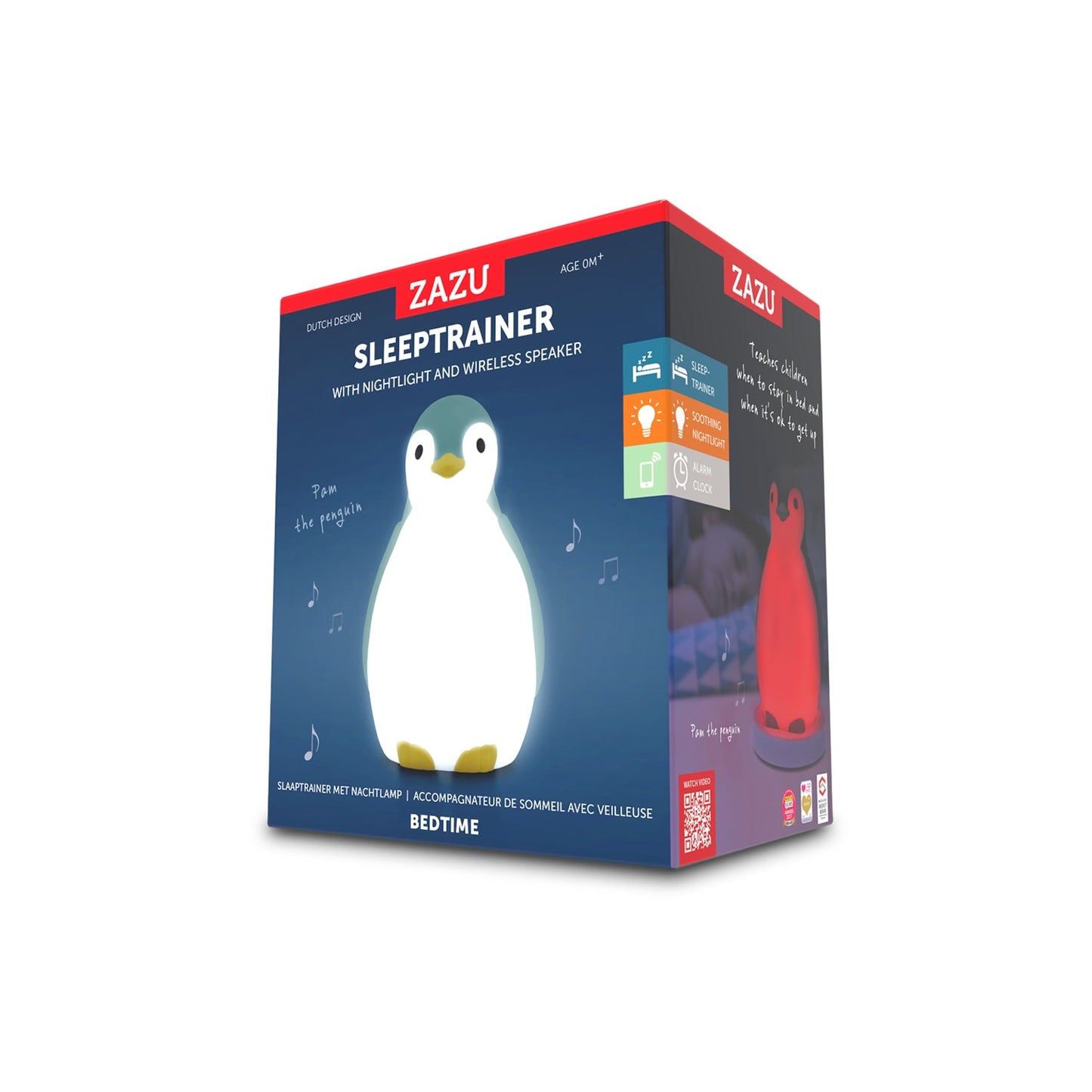 Sleep Trainer with Nightlight and Wireless Speaker - Pam the Penguin