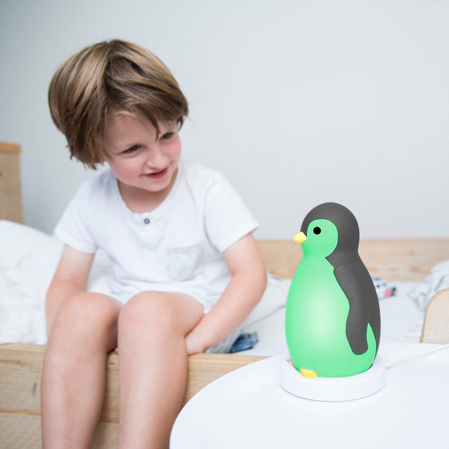 Sleep Trainer with Nightlight and Wireless Speaker - Pam the Penguin