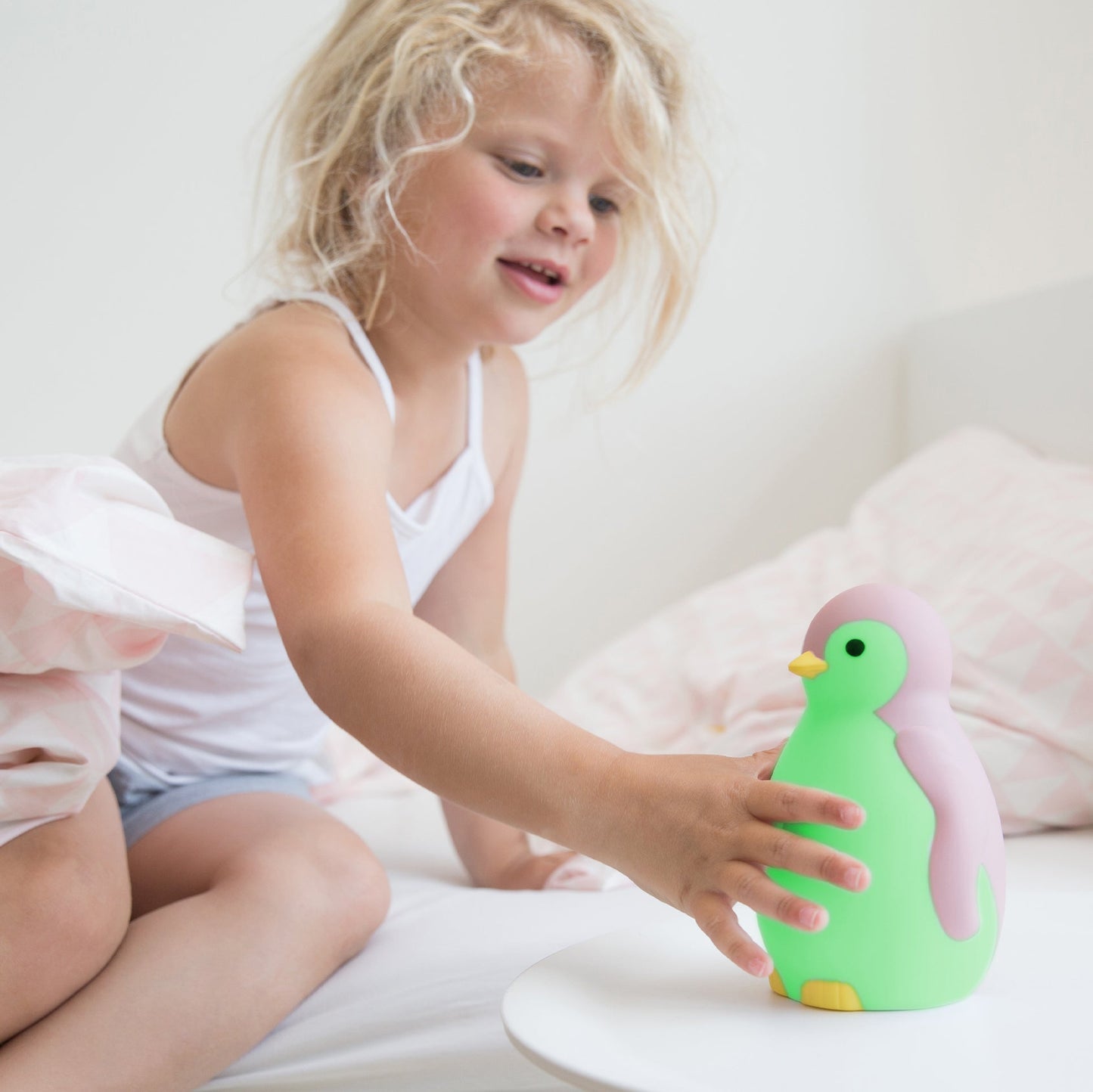 Sleep Trainer with Nightlight and Wireless Speaker - Pam the Penguin