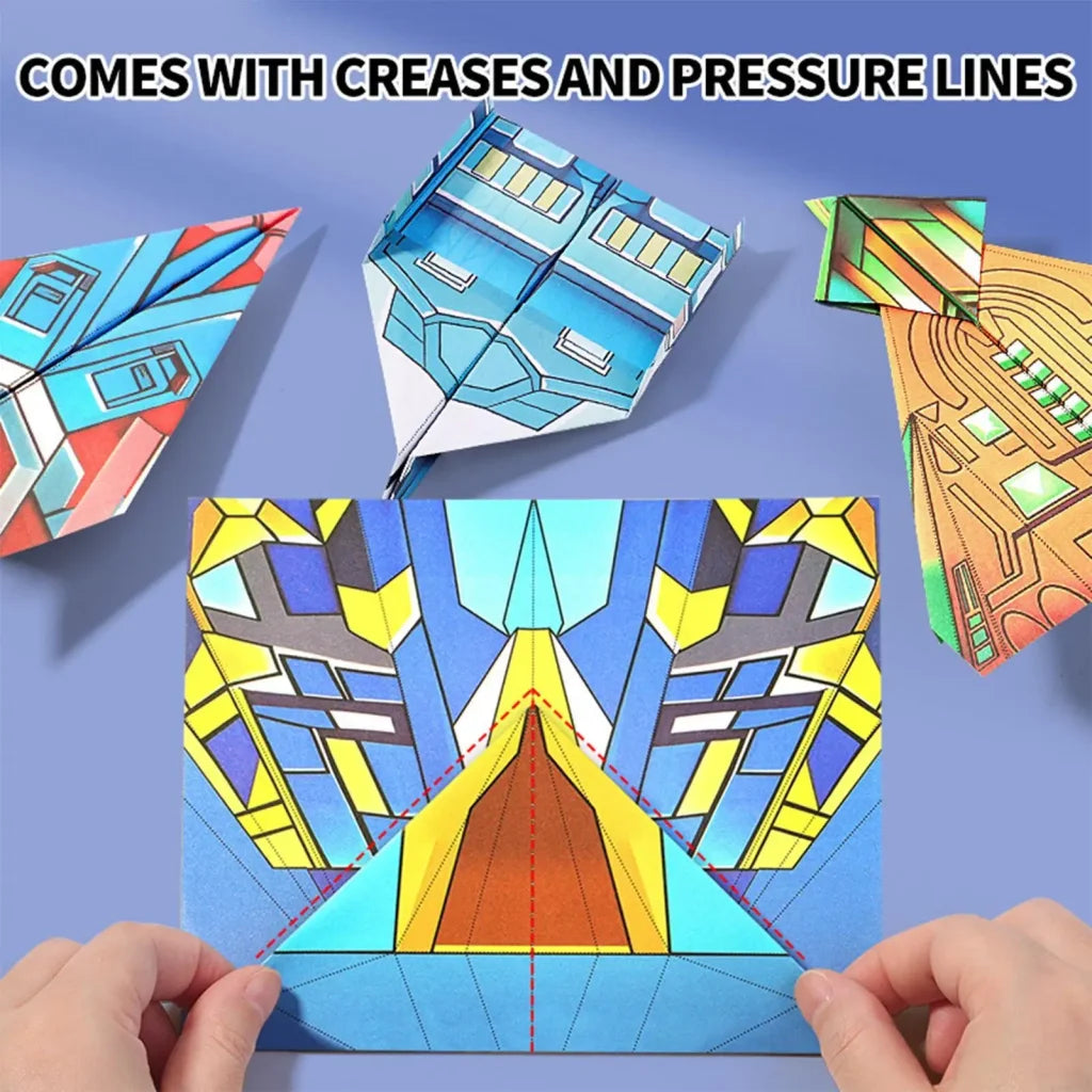 Paper Airplane Book 12 Patterns - A