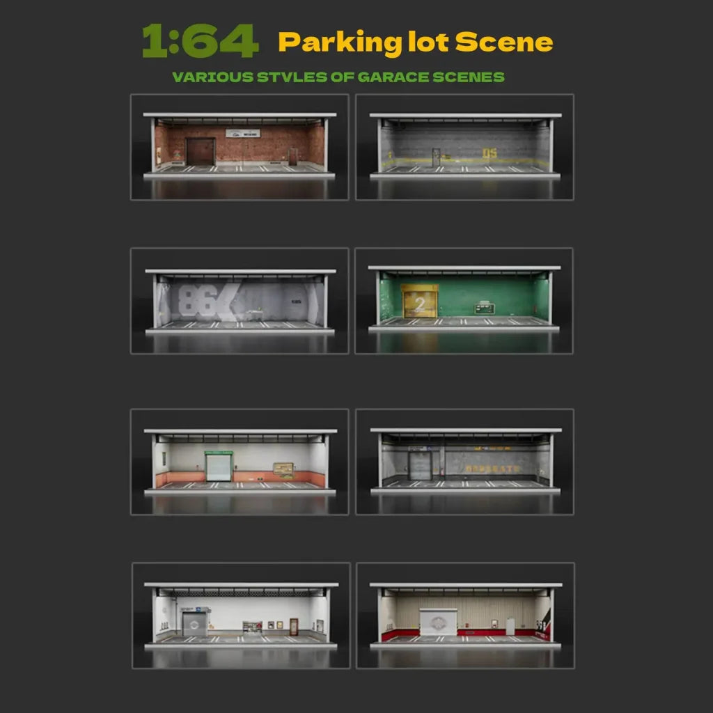 Parking Lot 1/64 Vehicle Model Display
