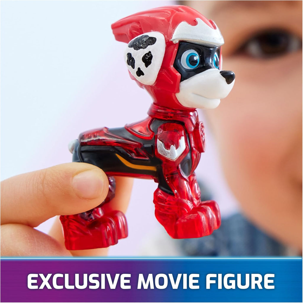 Paw Patrol Firetruck Toy With Marshall Mighty Pups Action Figure Lights And Sounds