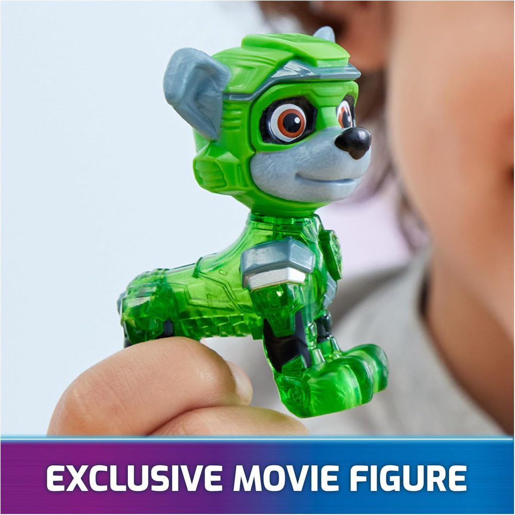 Paw Patrol Toy Garbage Truck Recycler With Rocky Mighty Pups Action Figure Lights And Sounds