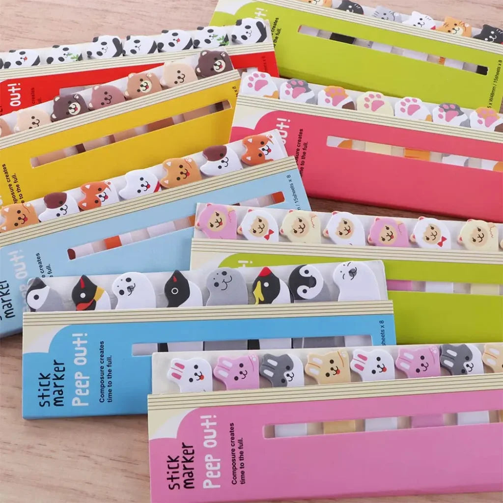 Penguin Cat Panda Memo Pads Sticky Notes