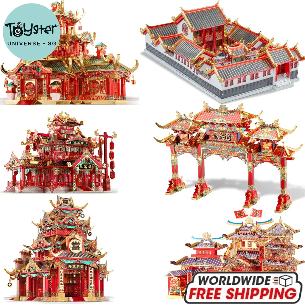 Piececool 3D Metal Puzzle For Adult Chinese Style Building Kits