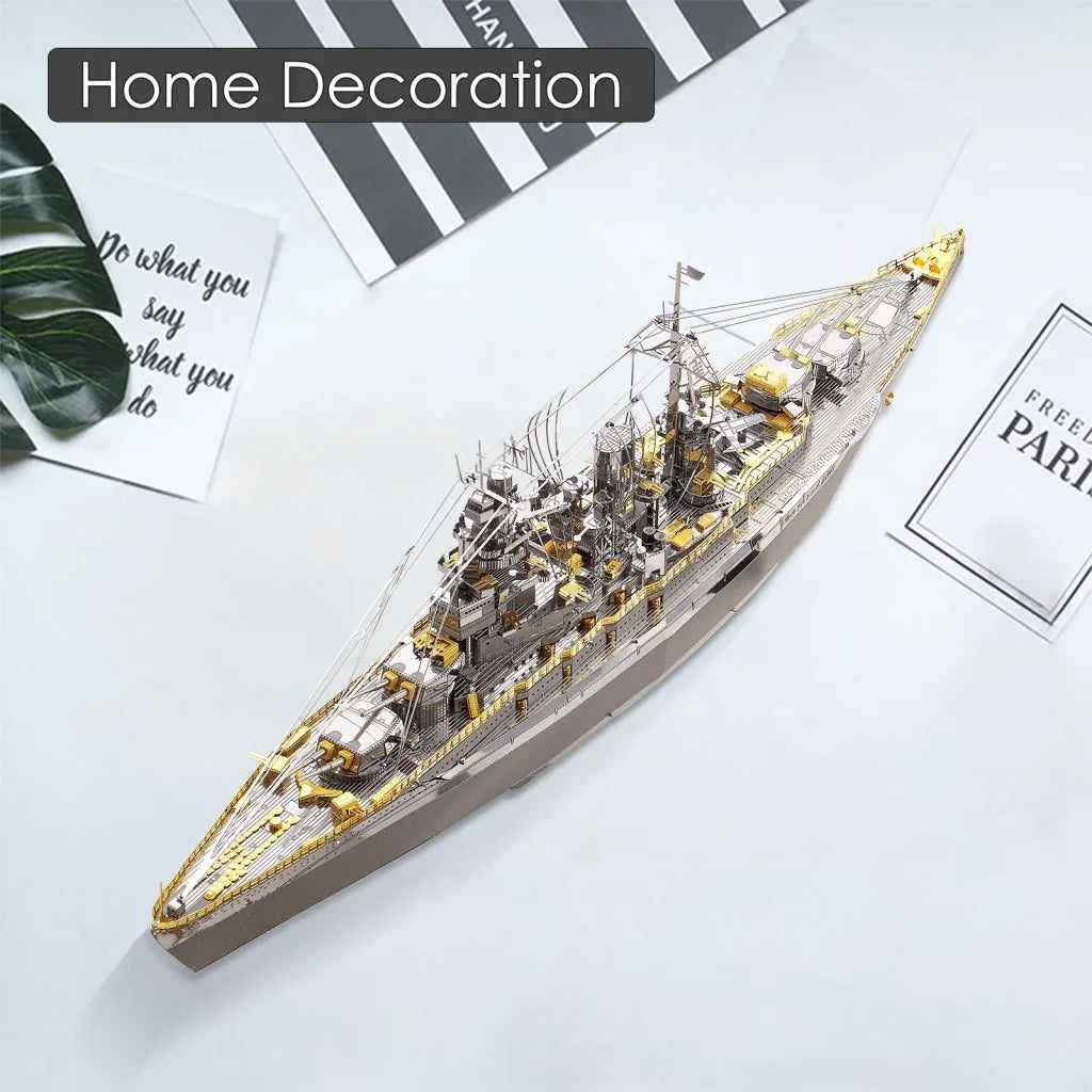 Piececool 3D Metal Puzzle Model Building Kits - Nagato Class Battleship