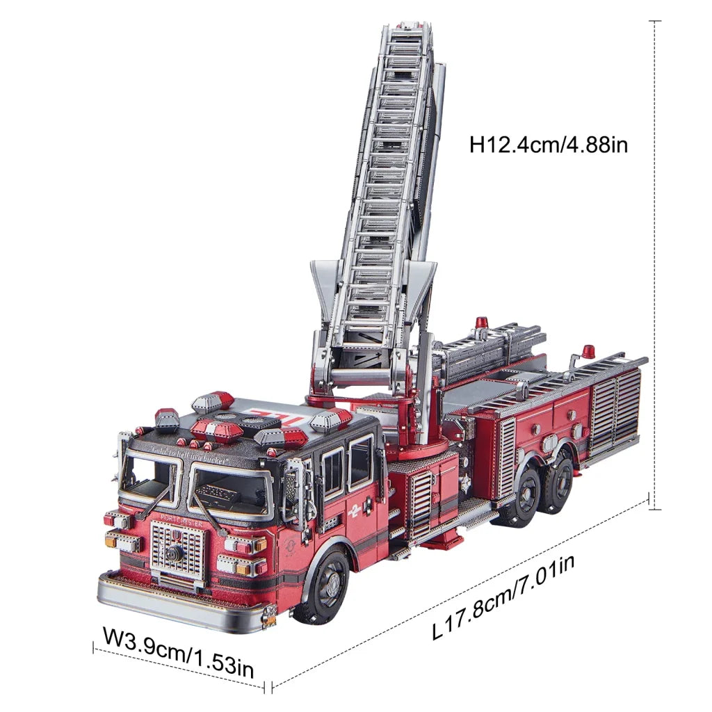 Piececool 3D Metal Puzzles Ladder Truck