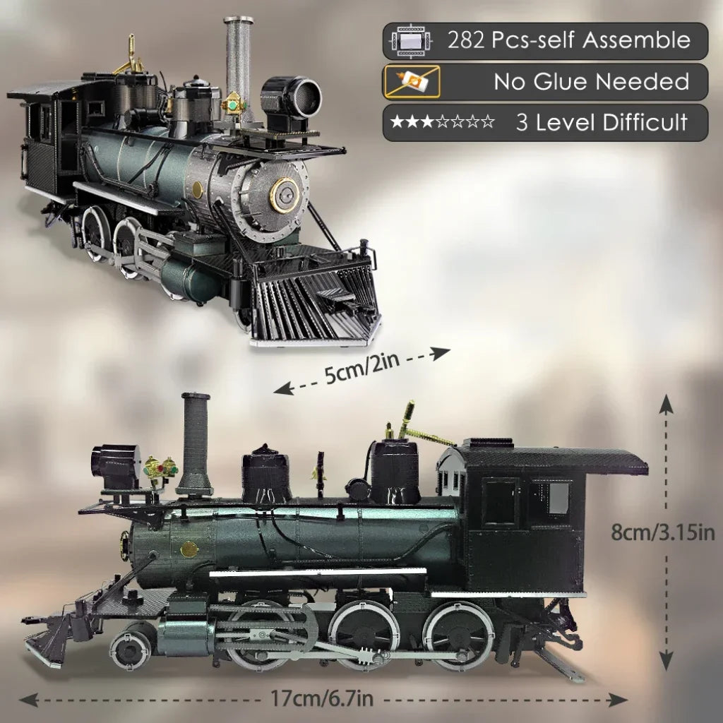 Piececool Puzzle 3D Metal Mogul Locomotive