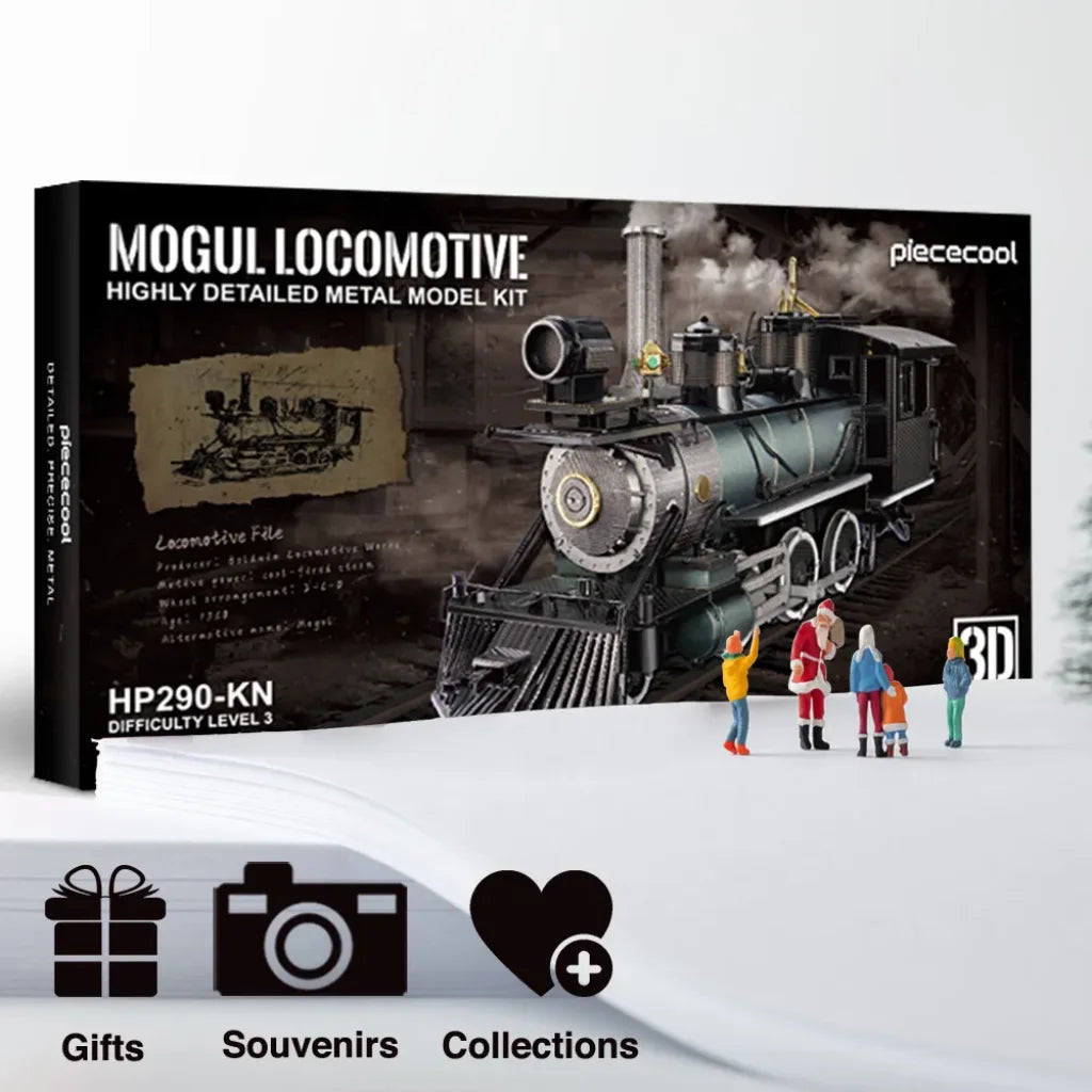 Piececool Puzzle 3D Metal Mogul Locomotive