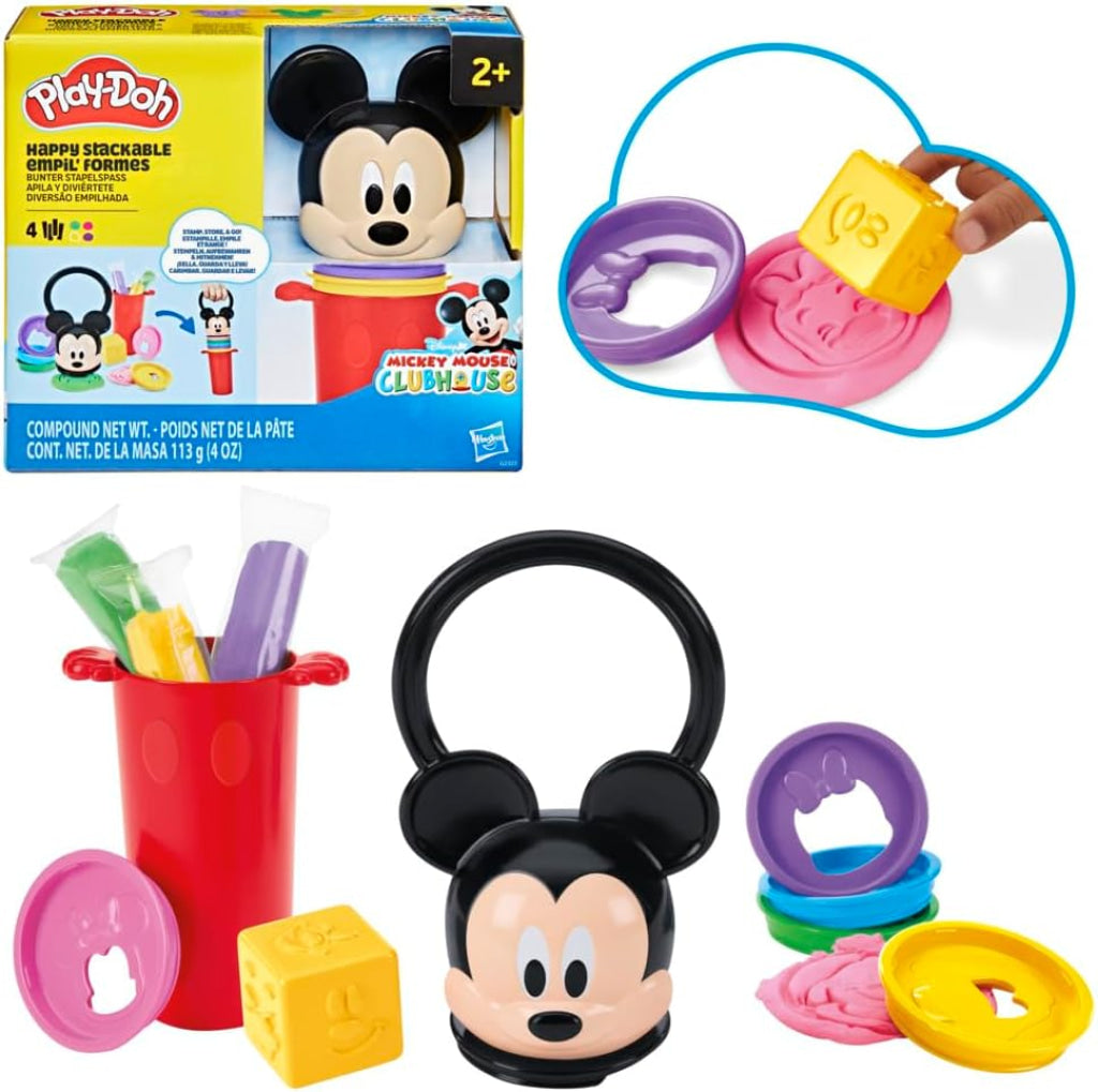 Play-Doh Disney Junior Happy Stackable Toy Set - Play-Doh