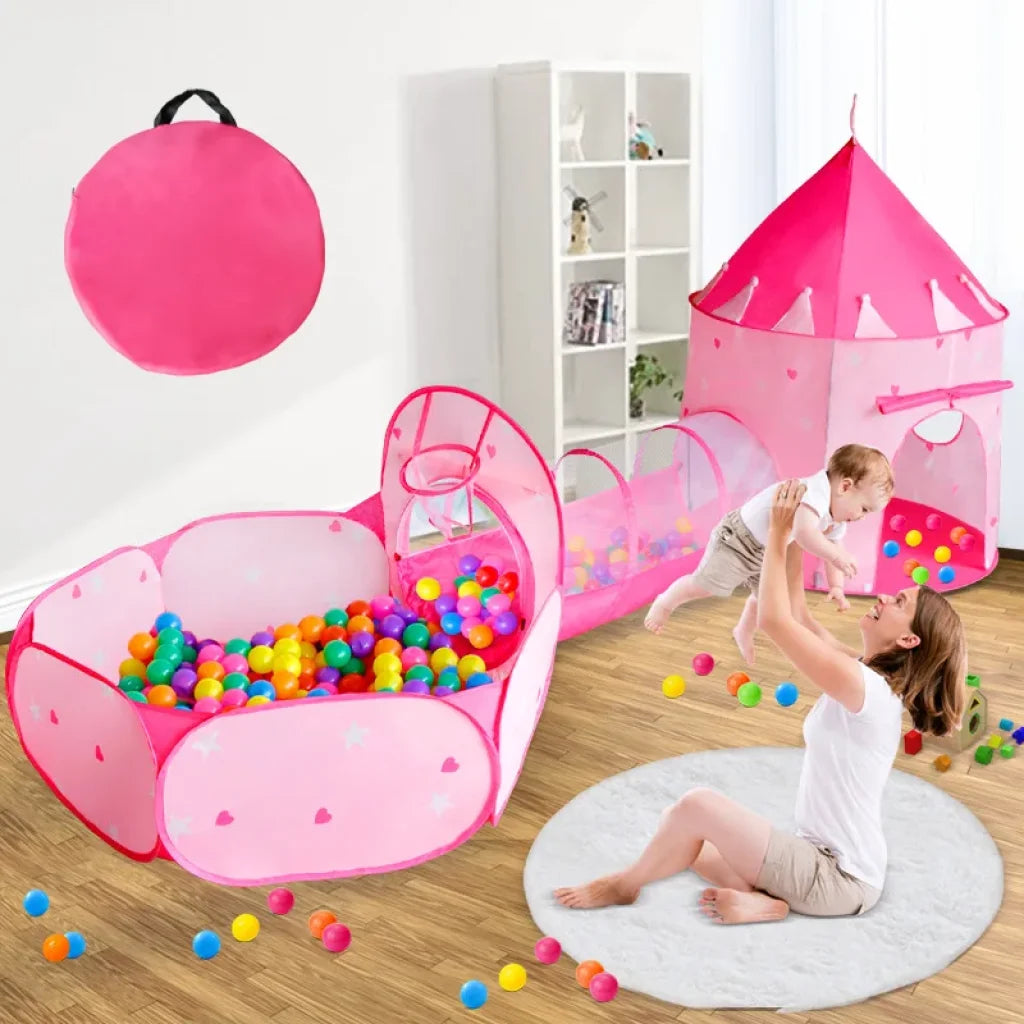 Play Tunnel Crawling Tent Playhouse