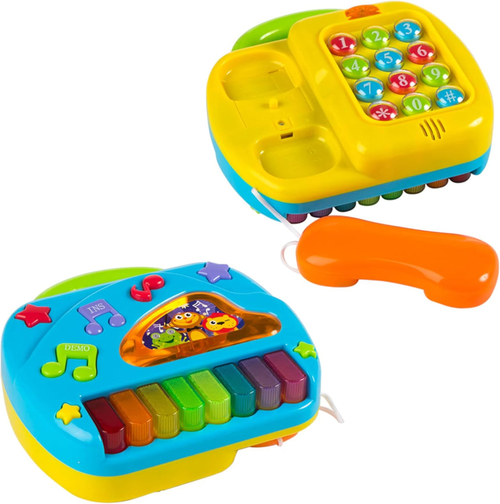 Playgo 2 In 1 Telephone & Piano - Playgo