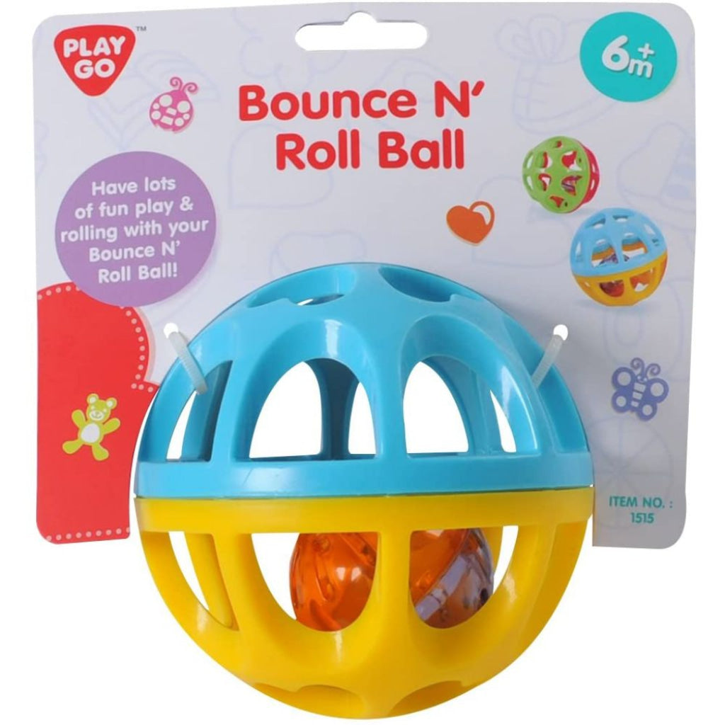 Playgo Bounce N Roll Ball (Assorted colours) - Sing Dong