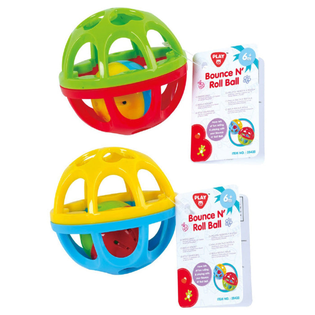 Playgo Bounce N Roll Ball (Assorted colours) - Sing Dong