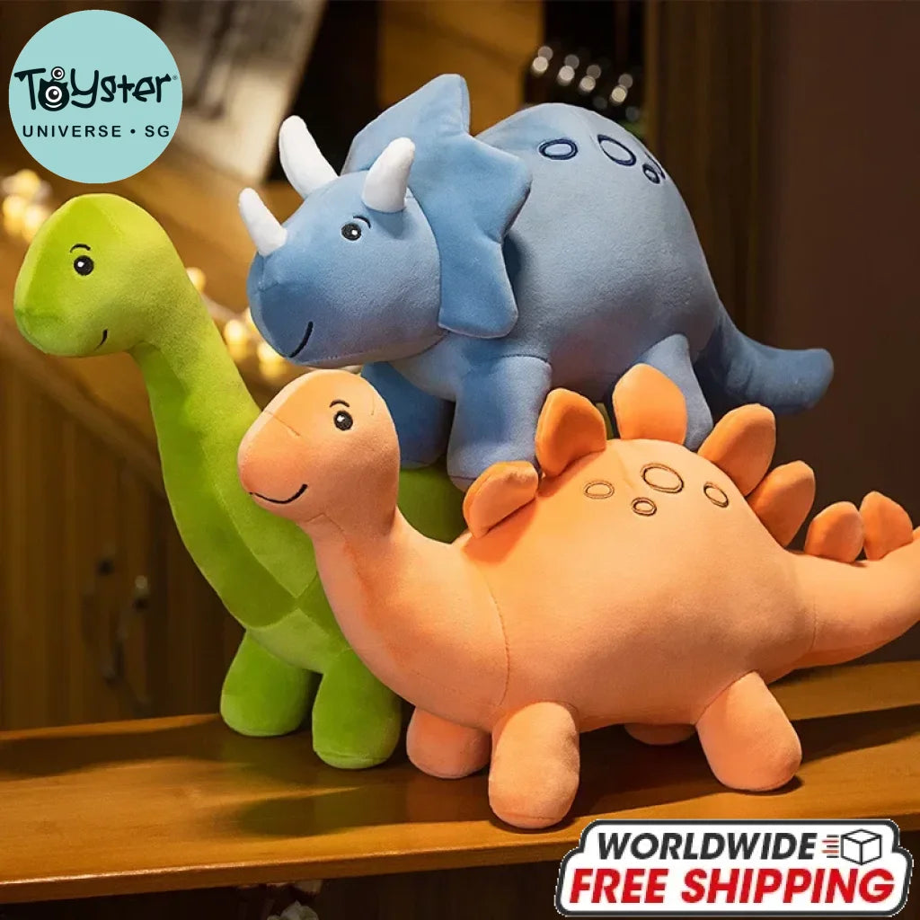 Plush Colorful Dinosaur