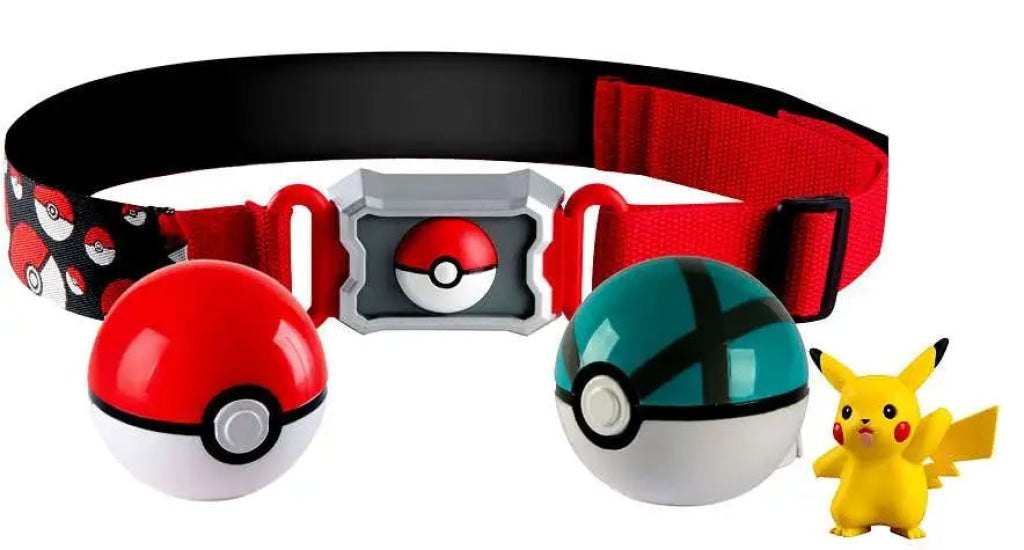 Pokemon PIKACHU Clip N Carry Poke Ball Belt 2 - Pokémon