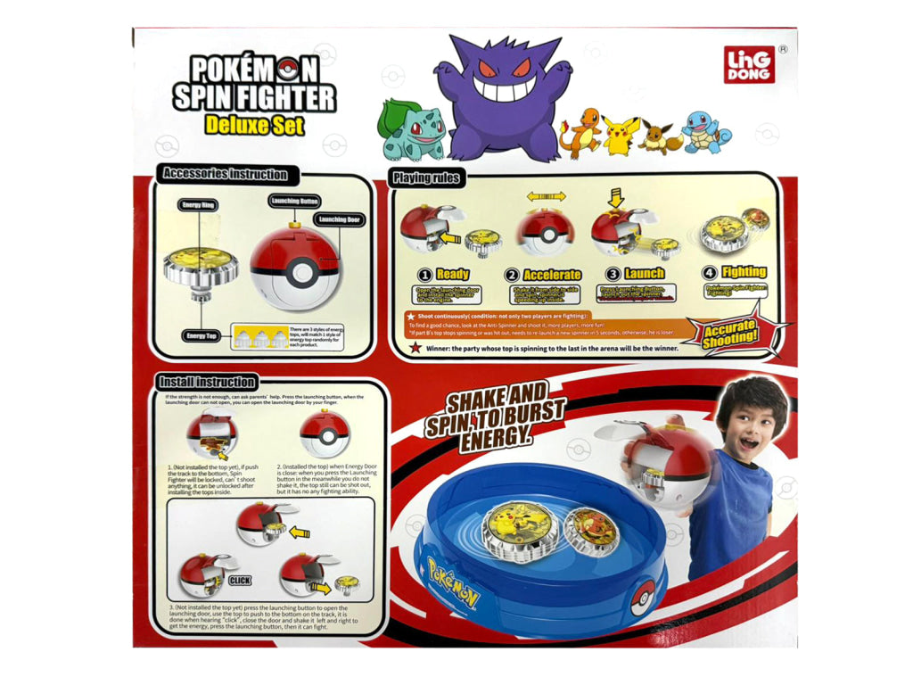 Pokemon Spin Fighter Deluxe Set Series 2 - Pokémon