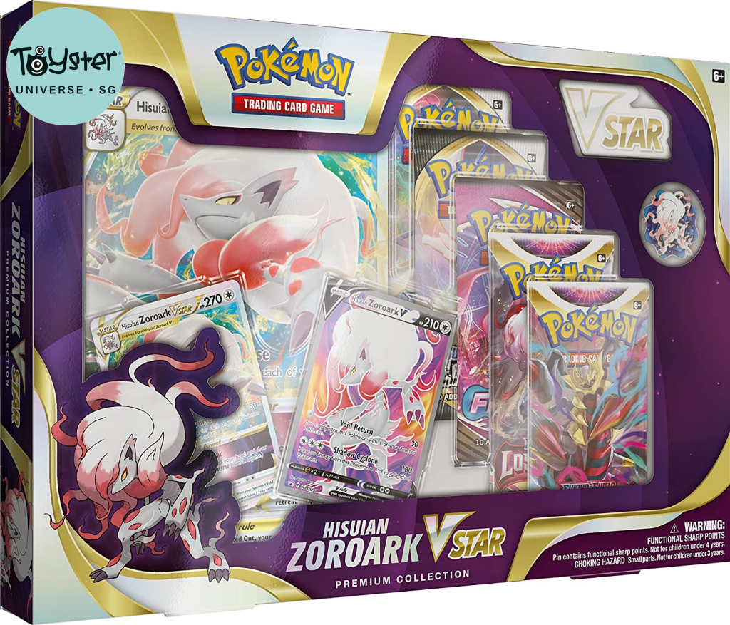 Pokemon Tcg - Hisuian Zoroark V Star Premium Collection Box