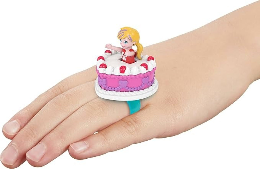 Polly Pocket Mattel 80TH Anniversary Ruby Red Ring Box - Polly Pocket