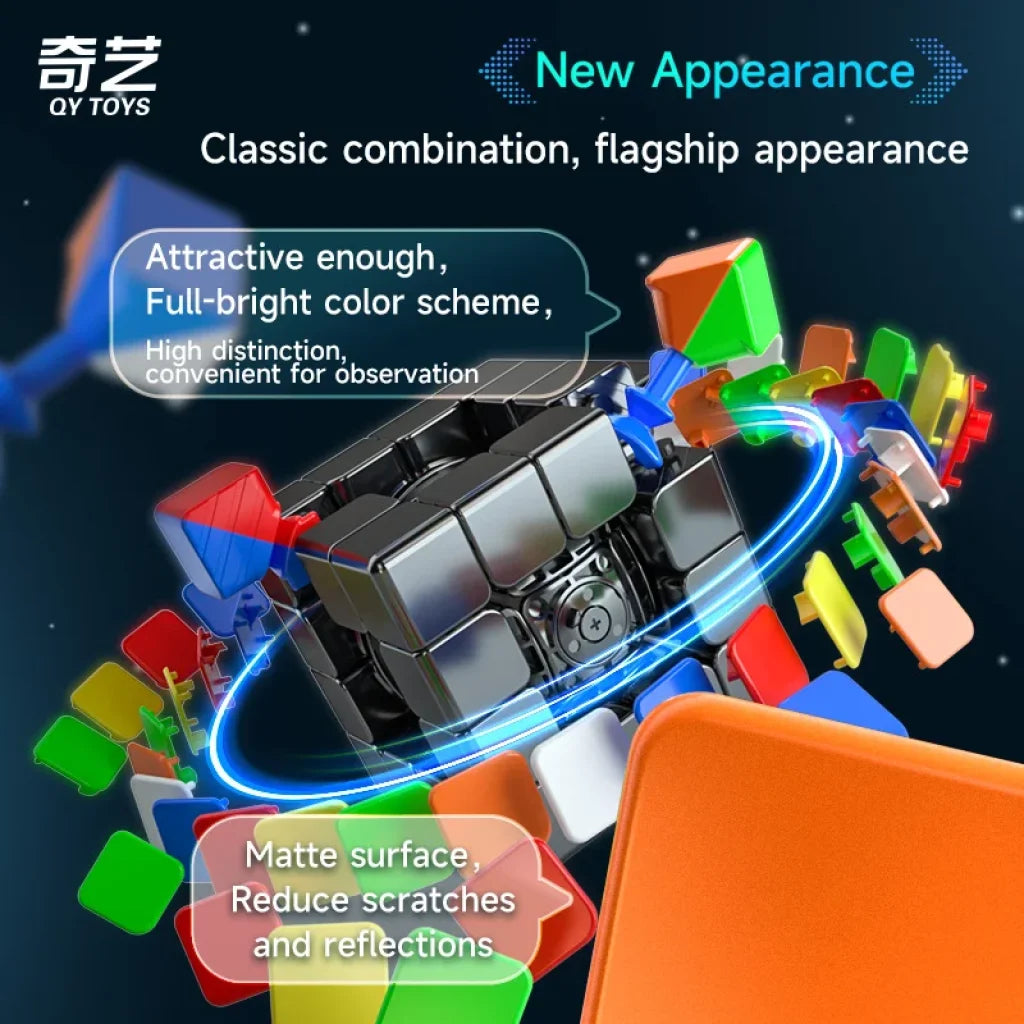Qiyi M Pro Speedcube 4X4X4 Magnetic Magic Cube Professional Qiyi