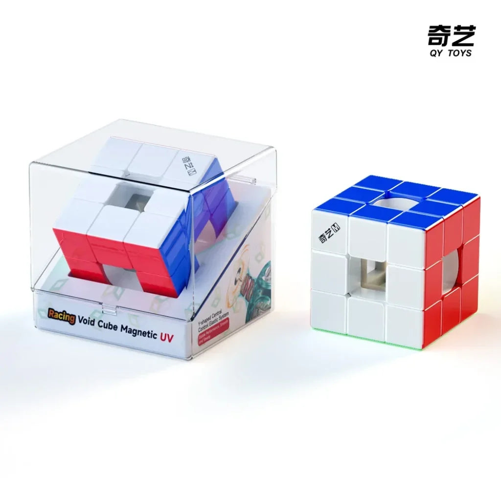 QiYi Racing Void Hollow Magnetic UV Magic Speed Cube Stickerless - QiYi Magnetic UV