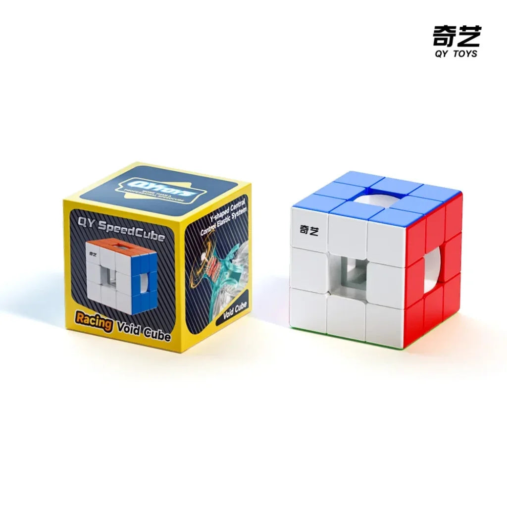 QiYi Racing Void Hollow Magnetic UV Magic Speed Cube Stickerless - QiYi No Mag