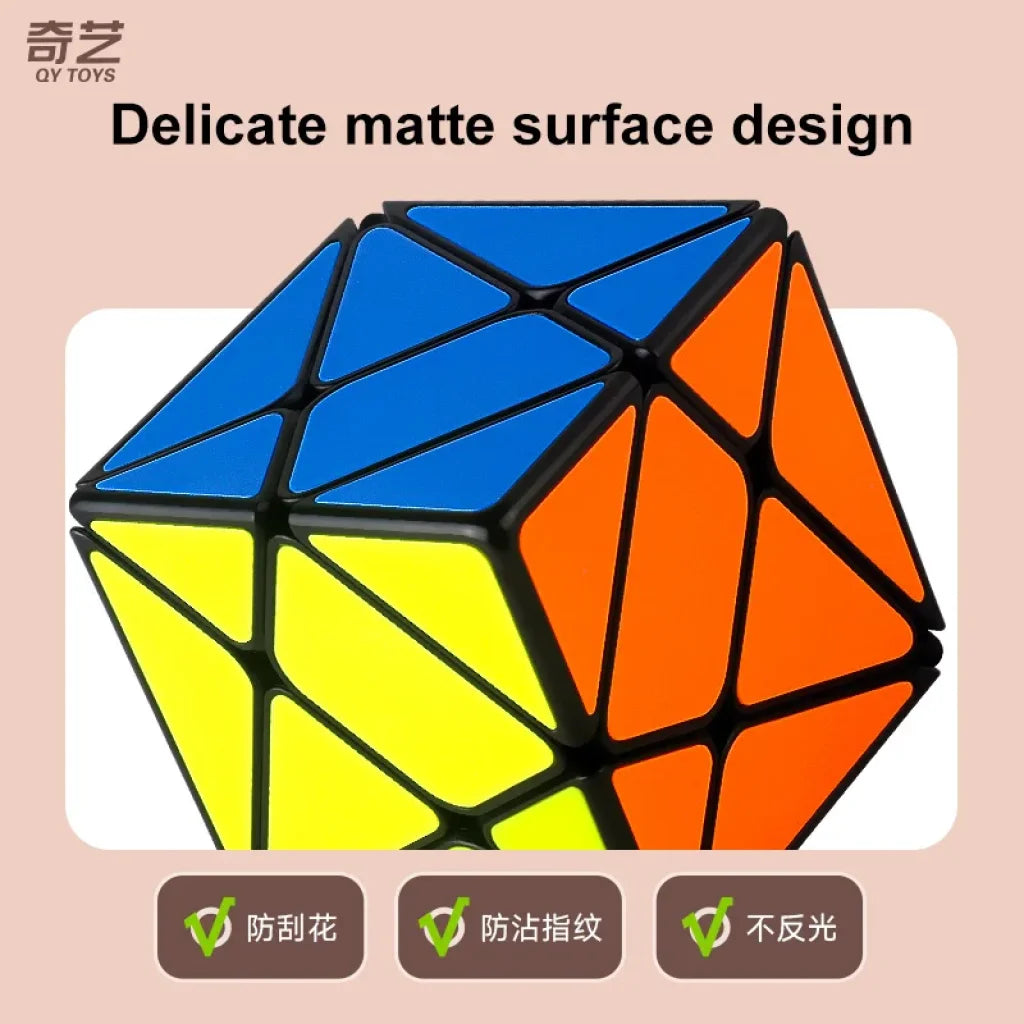 Qiyi Speedcube Axis Magic Cube 3X3X3 Stickerless Qiyi