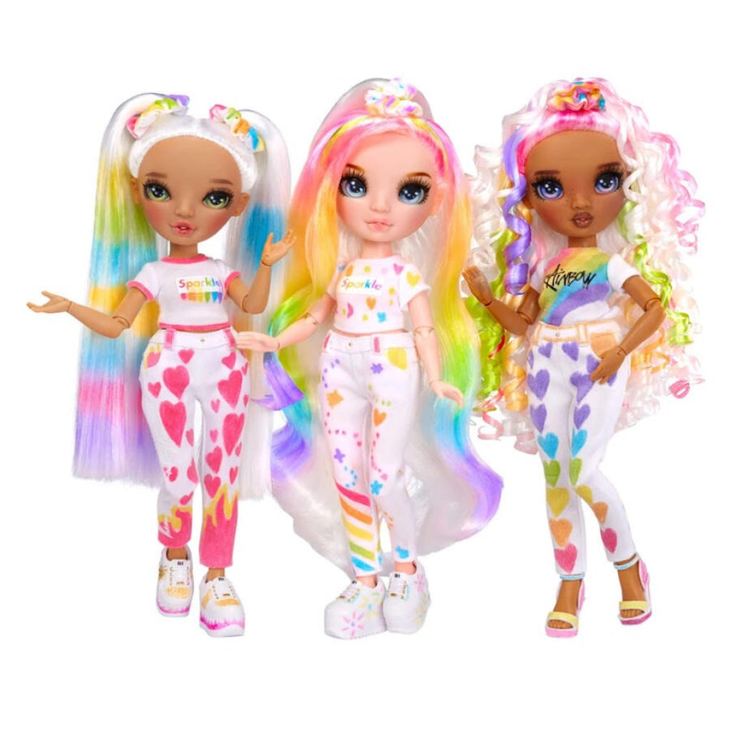 Rainbow High Color & Create - Blue Eyes Straight Hair