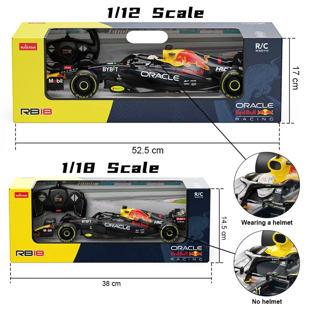 Rastar 1/12 Rc F1 Red Bull Rb18 #1 Max Verstappen Champion Formula 1 Rastar