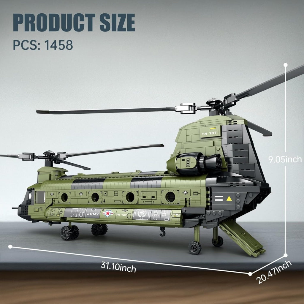 Reobrix CH-47 Transport Helicopter Chinook 33031 - Reobrix