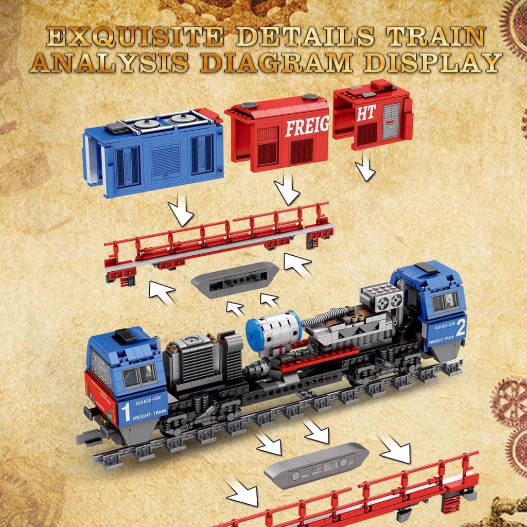 Reobrix G2000 European Freight Train 66021 - Reobrix