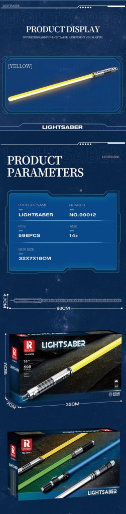 Reobrix Lightsaber (Yellow) 99012 - Reobrix