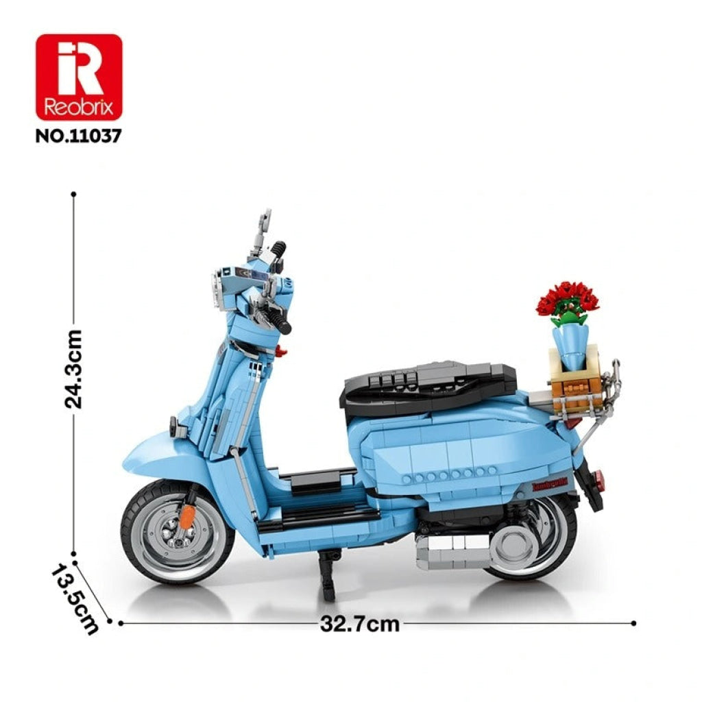Reobrix Retro Scooter (Blue) 11037 - Reobrix
