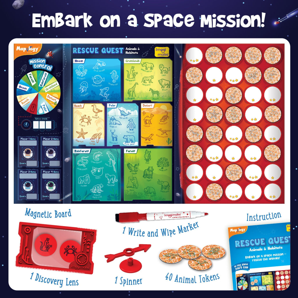 Rescue Quest - Animals & Habitats - Games