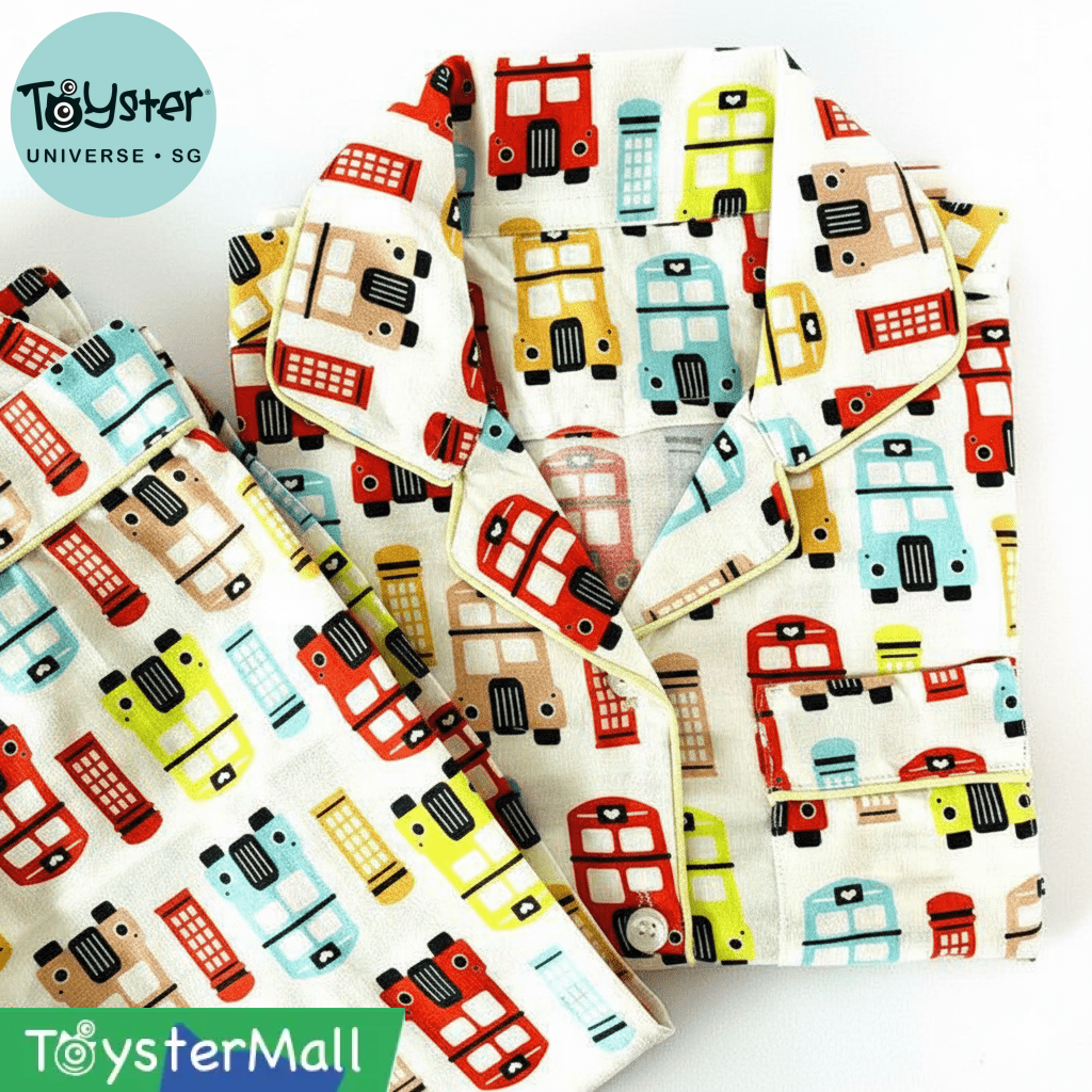 Retro London Pyjamas - Pyjamas