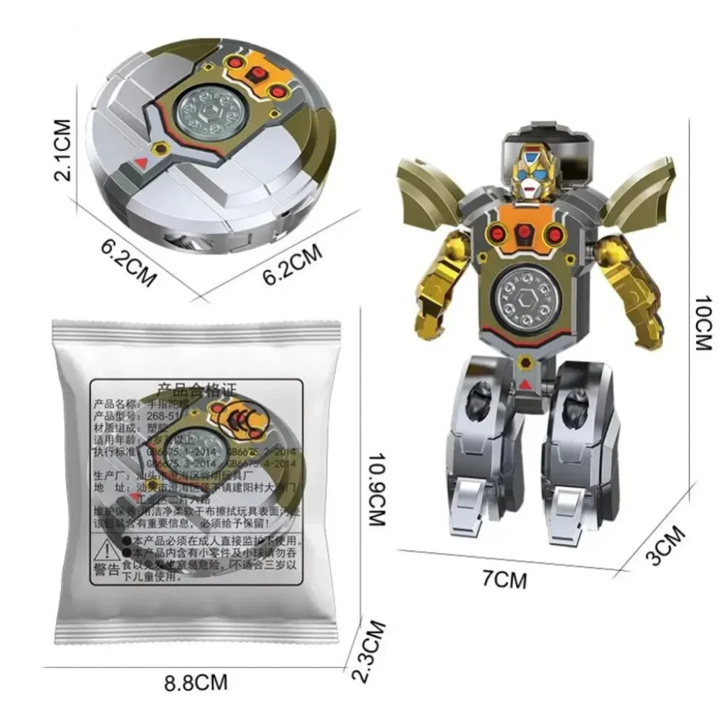 Robot Transforming Fidget - 1Pcs Silver