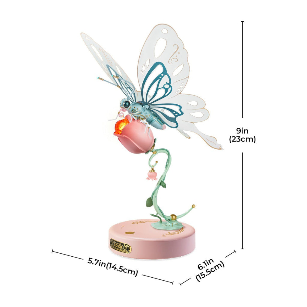 Robotime Rokr Butterfly Diy Mechanical 3D Puzzle Dropship